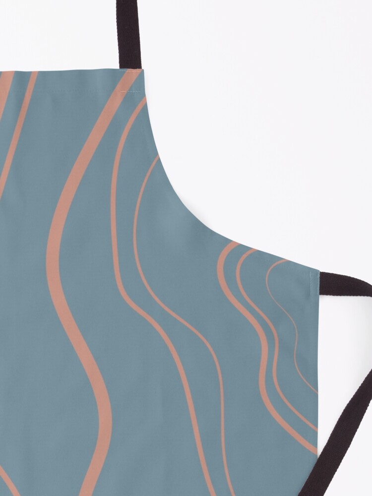 Thumbnail 3 of 6, Apron, You Got Potential - Baby Blue Paisley Print designed and sold by Izzabel Shopping Center.