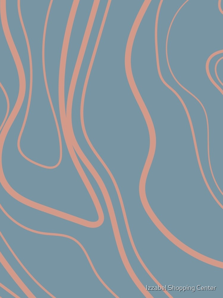 Thumbnail 4 of 4, A-Line Dress, You Got Potential - Baby Blue Paisley Print designed and sold by style41.