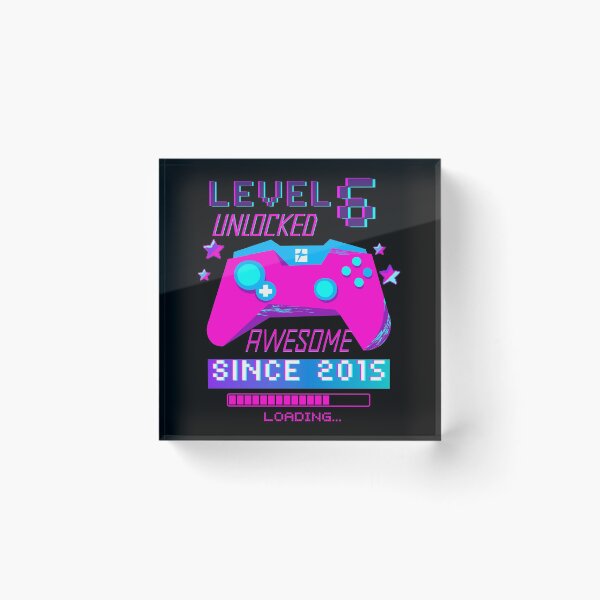 Item preview, Level 6 Unlocked, 6th Birthday Gamer Gift designed and sold by Mixture-DESIGN.