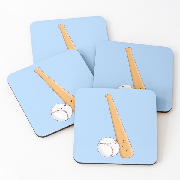 Item preview, Cute Baseball and Baseball Bat designed and sold by BaconPancakes21.