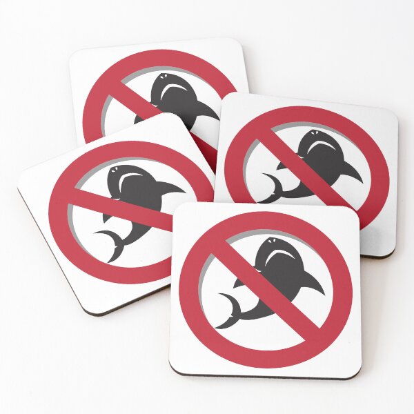 Item preview, Shark Warning Sign  designed and sold by treasure-crafts.