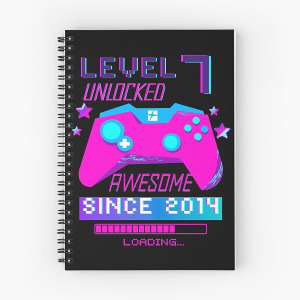 Item preview, Level 7 Unlocked, 7th Birthday Gamer Gift designed and sold by Mixture-DESIGN.