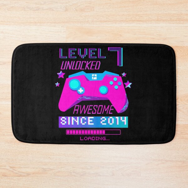 Item preview, Level 7 Unlocked, 7th Birthday Gamer Gift designed and sold by Mixture-DESIGN.
