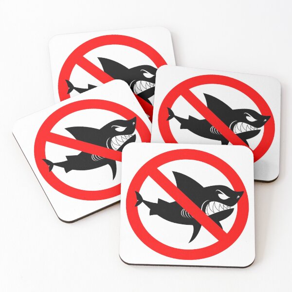 Item preview, Shark Warning Sign  designed and sold by treasure-crafts.