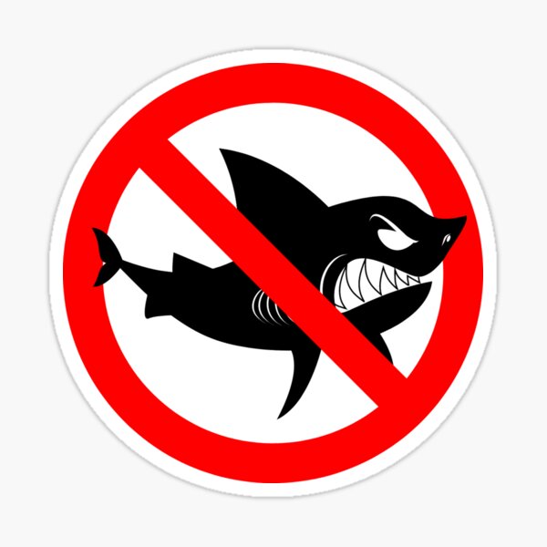 shark-warning-sign-sticker-for-sale-by-treasure-crafts-redbubble