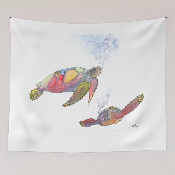 Item preview, Turtle dudes (landscape) designed and sold by JensOceanArt.