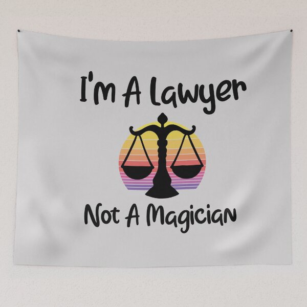 Item preview,  I'm A Lawyer Not A Magician funny lawyer gifts for male and female designed and sold by unique things.