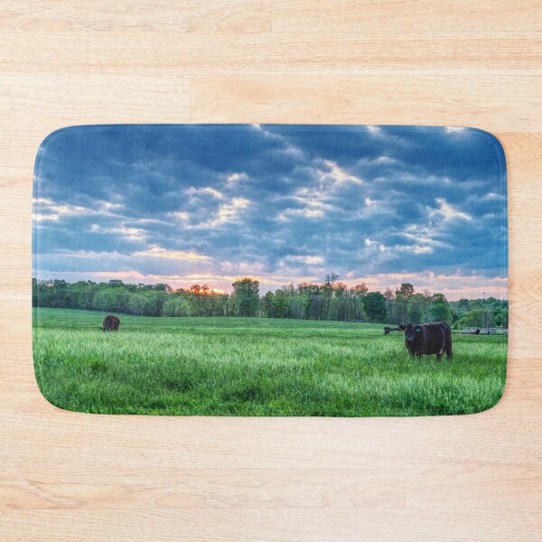 Item preview, Cattle Field Farm Sunset designed and sold by mljdwhite.
