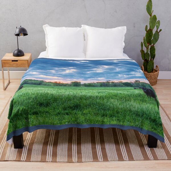Item preview, Cattle Field Farm Sunset designed and sold by mljdwhite.