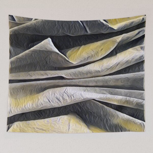 Item preview, Yellow&Grey abstract designed and sold by Tamm-art.