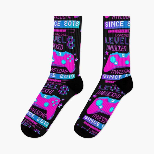 Item preview, Level 8 Unlocked, 8th Birthday Gamer Gift designed and sold by Mixture-DESIGN.