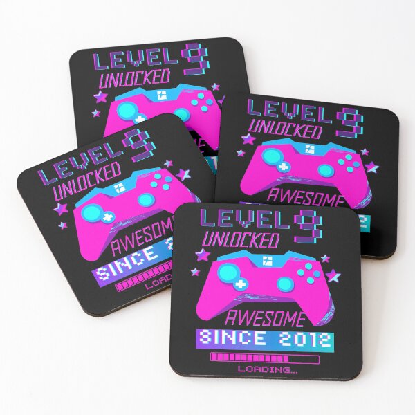 Item preview, Level 9 Unlocked, 9th Birthday Gamer Gift designed and sold by Mixture-DESIGN.