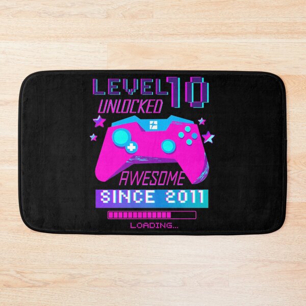 Item preview, Level 10 Unlocked, 10th Birthday Gamer Gift designed and sold by Mixture-DESIGN.