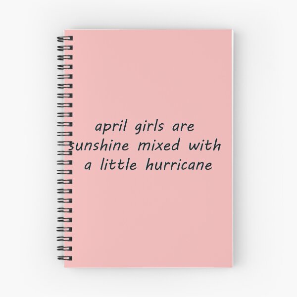 Item preview, april girls are  sunshine mixed with  a little hurricane	 designed and sold by Alluka Brand.