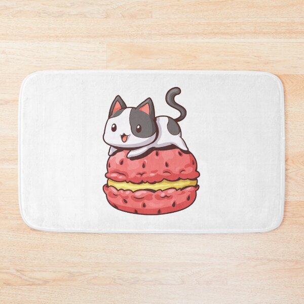 Item preview, Cute cat lying on a macaroon designed and sold by JeremyMadaci.