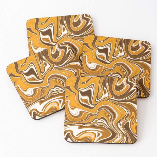 Item preview, Brown & Yellow Marble designed and sold by Flydea.