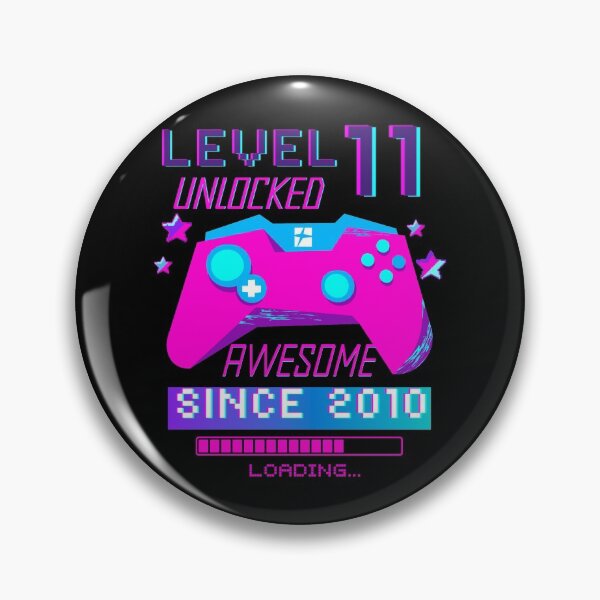 Item preview, Level 11 Unlocked, 11th Birthday Gamer Gift designed and sold by Mixture-DESIGN.