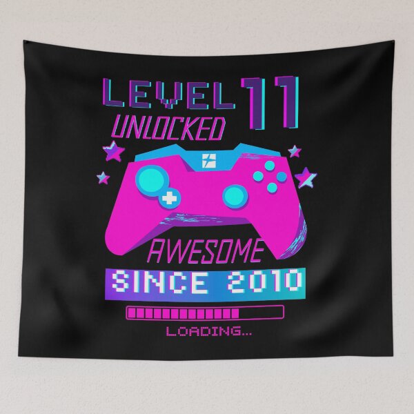 Item preview, Level 11 Unlocked, 11th Birthday Gamer Gift designed and sold by Mixture-DESIGN.