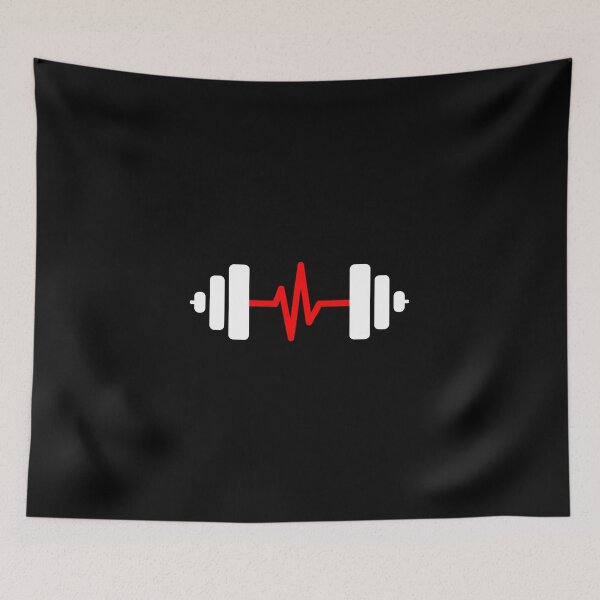 Item preview, Dumbbell Heartbeat designed and sold by TheBeastNation.