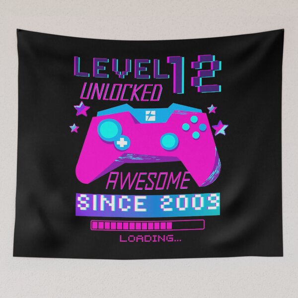 Item preview, Level 12 Unlocked, 12th Birthday Gamer Gift designed and sold by Mixture-DESIGN.