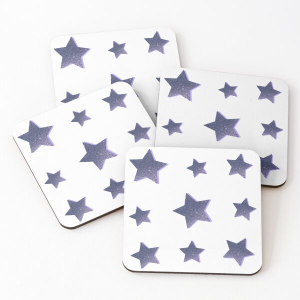 Item preview, Shiny blue stars designed and sold by Pixel Papers 17.