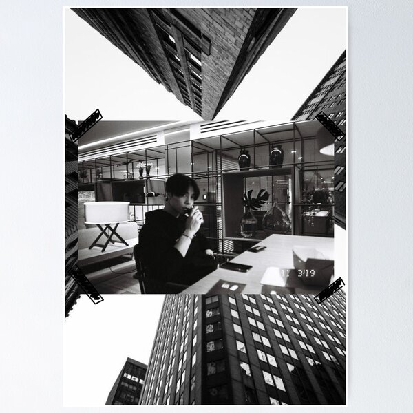 Item preview, NCT Johnny Suh B&W  designed and sold by Tiny Tiny Studio.