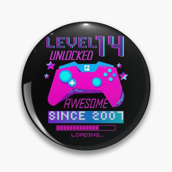 Item preview, Level 14 Unlocked, 14th Birthday Gamer Gift designed and sold by Mixture-DESIGN.