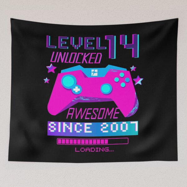 Item preview, Level 14 Unlocked, 14th Birthday Gamer Gift designed and sold by Mixture-DESIGN.