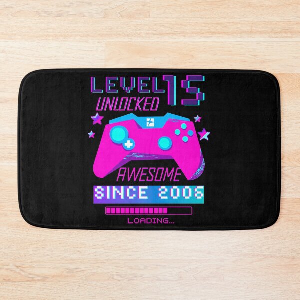 Item preview, Level 15 Unlocked, 15th Birthday Gamer Gift designed and sold by Mixture-DESIGN.