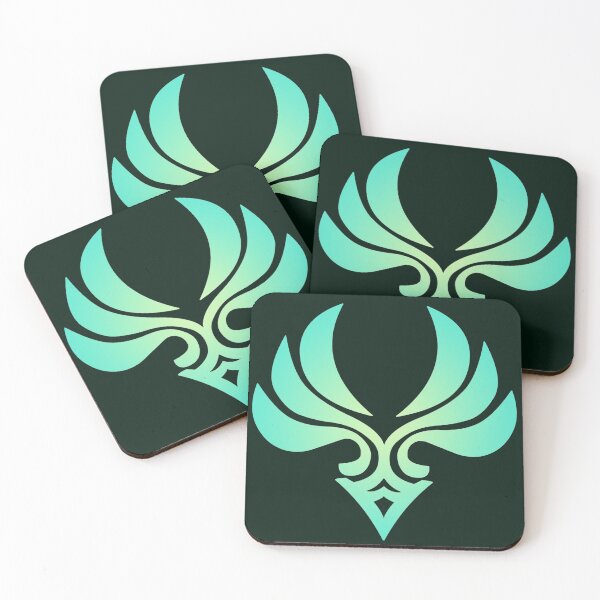 Item preview, Anemo Symbol Genshin Impact (dark) designed and sold by LokittyLevi.