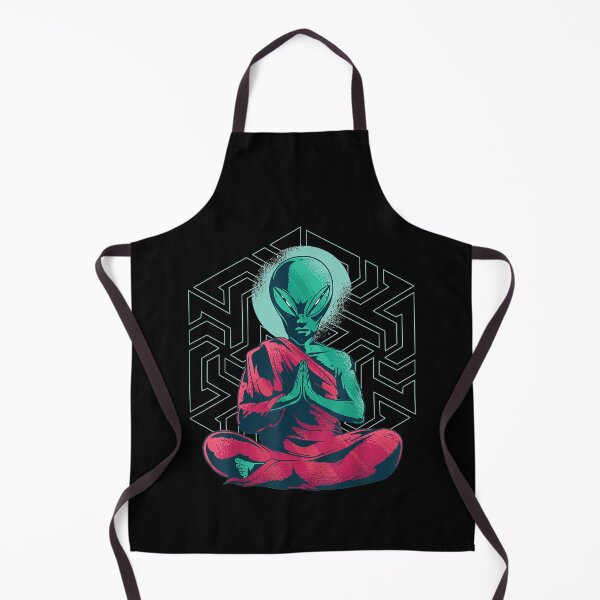 Item preview, Meditating Alien Mandala Buddhist Monk designed and sold by Peace And Yogi.