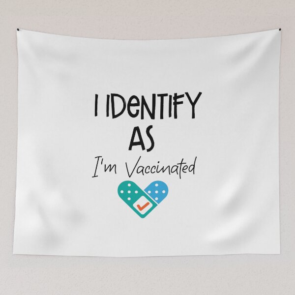 Item preview,  I identify as vaccinated designed and sold by shaakir.