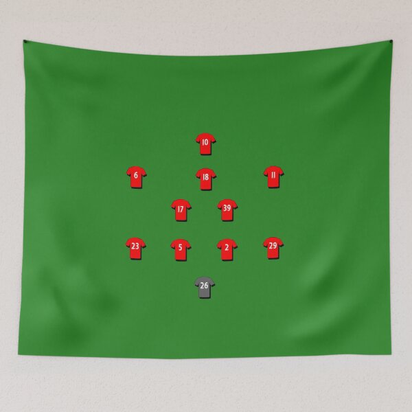 Item preview, MUFC 4-2-3-1 (green background) designed and sold by Samboid.