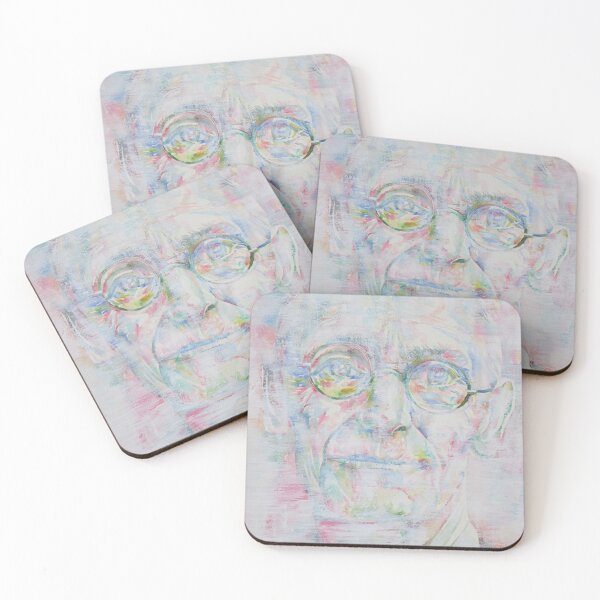 Item preview, HERMANN HESSE - watercolor and acrylic portrait  designed and sold by lautir.