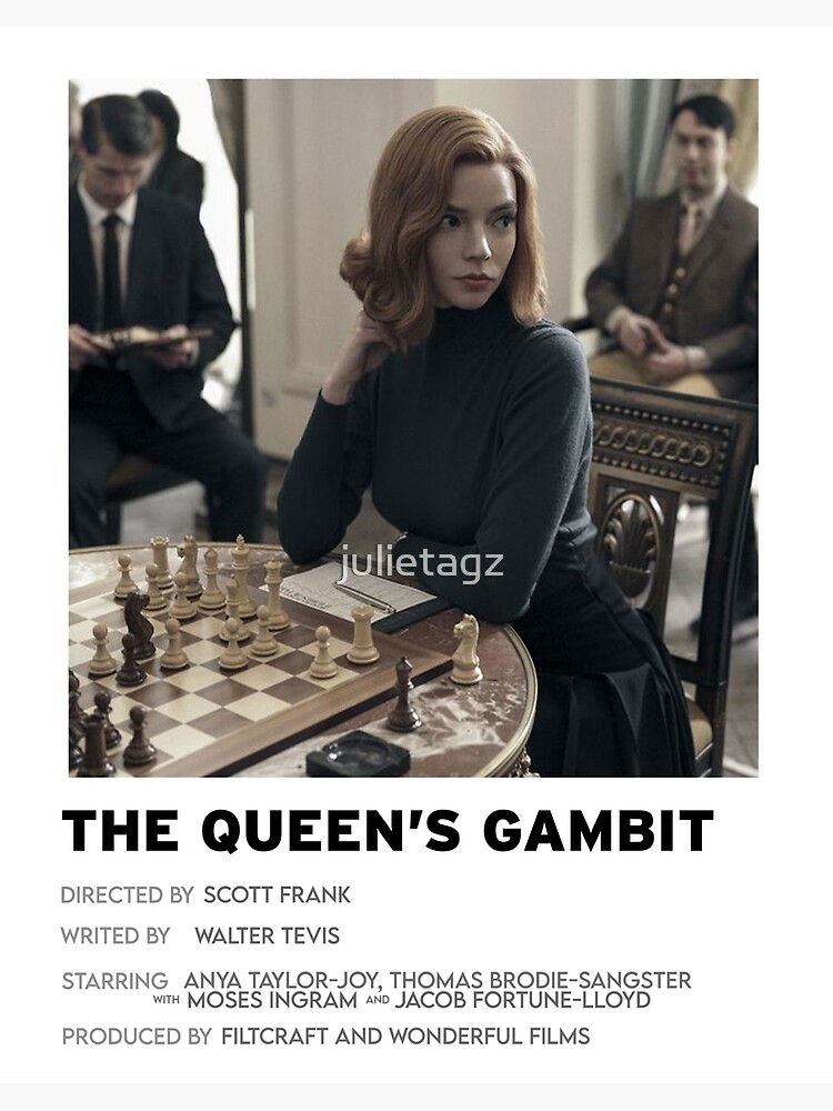 The Queens Gambit Chess Opening Poster Fine Art Print Poster for