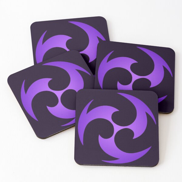 Item preview, Electro Symbol Genshin Impact (dark) designed and sold by LokittyLevi.