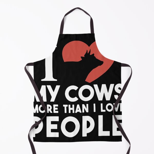 Item preview, i love my cows more than i love people red heart cow farm designed and sold by ErnestClarl.