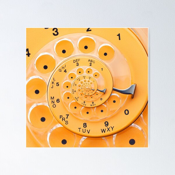 Item preview, Vintage  Retro Rotary Dial Spiral Droste designed and sold by Kitty Bitty.