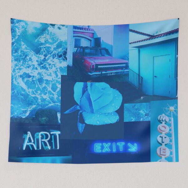 Item preview, blue aesthetics  designed and sold by Bossin.