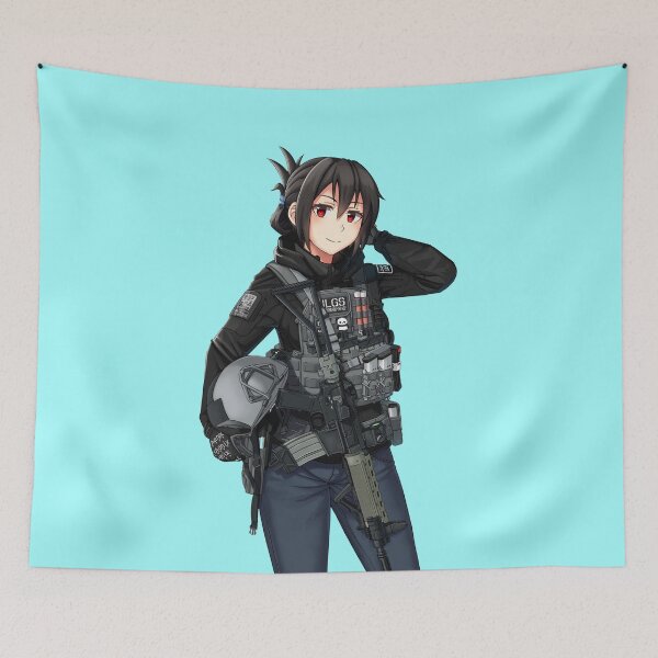 Item preview, Military Anime Girl Special War designed and sold by Viktoriia Trubiichuk.
