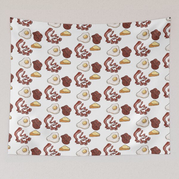 Item preview, British breakfast food (continental breakfast) Pattern designed and sold by cu-b3.