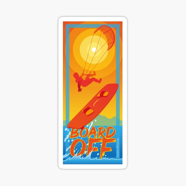 Kitesurf - Board off Sticker