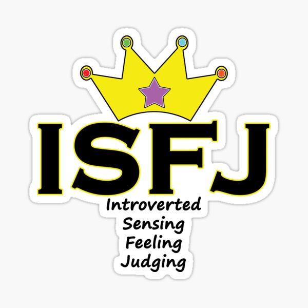 ISFJ Boy/girl B/W 4x6 Thermal Sticker Kawaii 