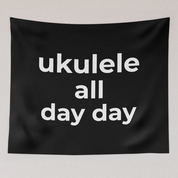 Item preview, Ukulele All Day Day designed and sold by artfulnotebook.