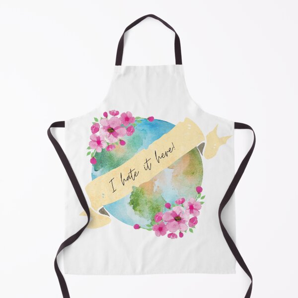 Item preview, I Hate It Here - Floral Earth Print designed and sold by BewilderedUni.