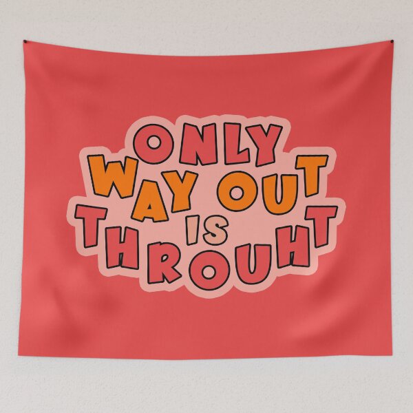 Item preview, Only way out is through - alina starkov quote shadow and bone netflix designed and sold by NastySquad.