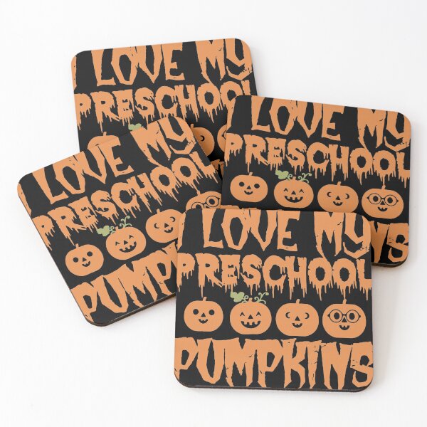 Item preview, i love my preschool pumpkins yellow shirt december student scare math designed and sold by ErnestClarl.