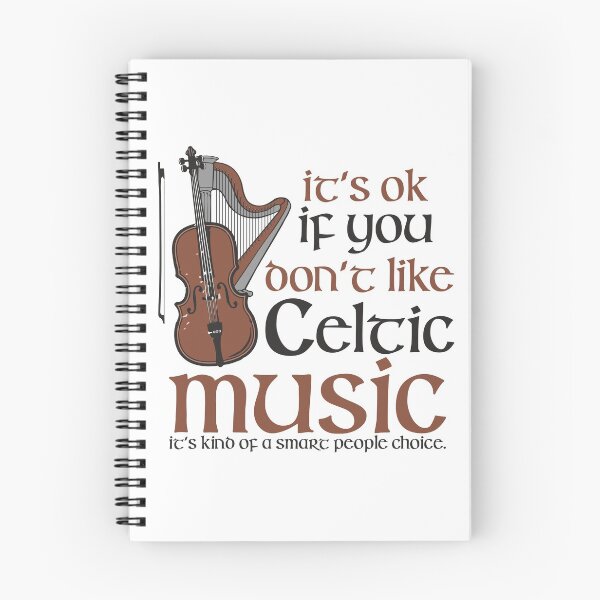 Item preview, CELTIC MUSIC IT'S KIND OF A SMART PEOPLE THING COLLECTION designed and sold by JRM Tees & More Store.