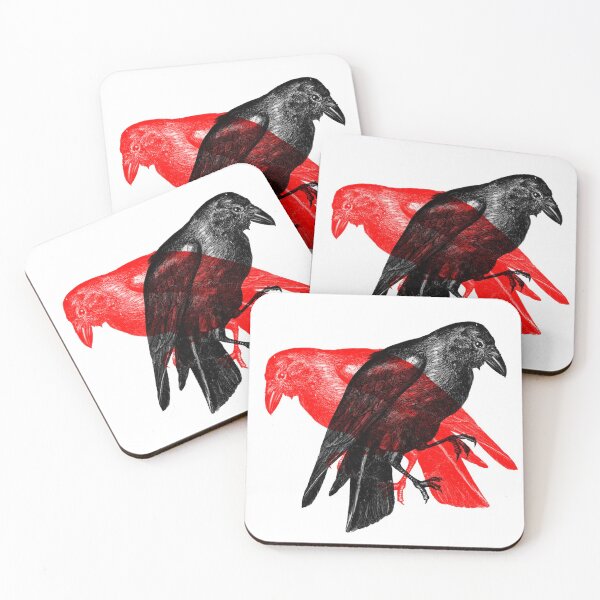 Item preview, El Cuervo Cruz Roja y Negra designed and sold by Walkcircle.