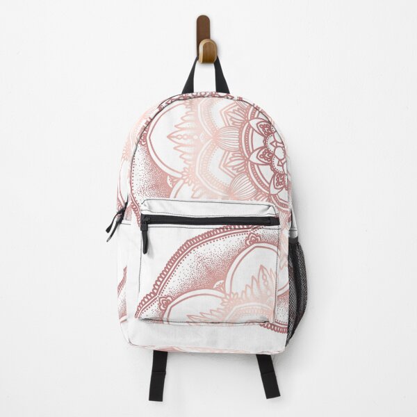 Item preview, Rose gold pink floral mandala designed and sold by felinefeelings.